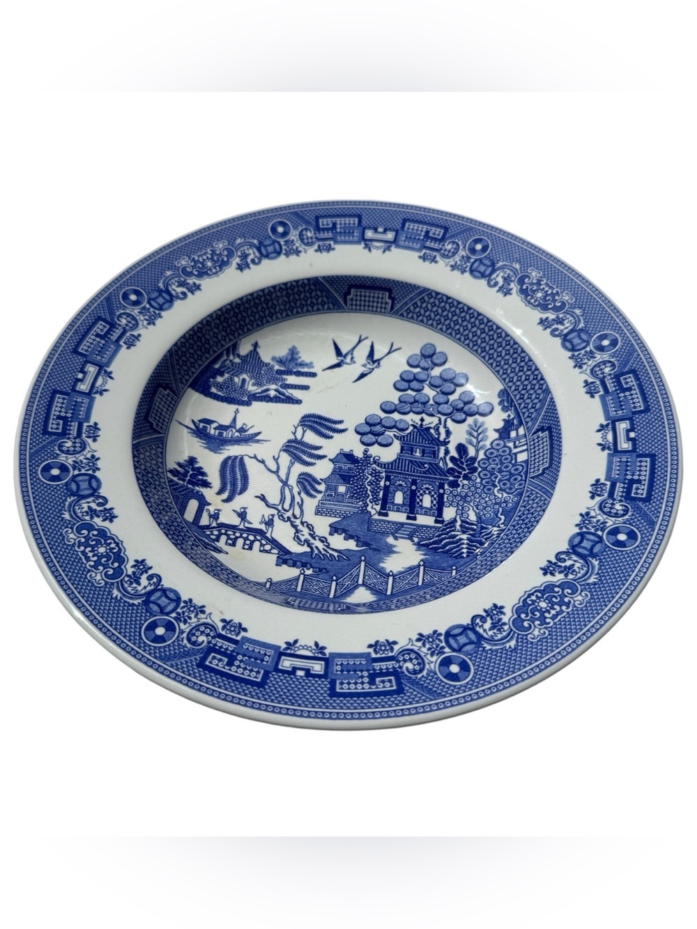 Spode Blue Italian Williams Sonoma Home England Serving Bowl Pasta Vegetable 9”